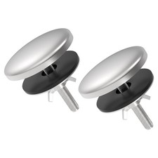 2Pcs Kitchen Sink Hole Cover, Tap Hole Plate Stopper Faucet Hole Cover, Brush...