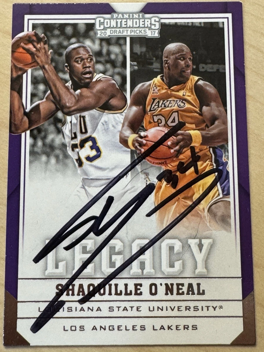 その他 NBA Autograph Card Shaquille O'neal Shaquille O'Neal Basketball Original Autographed Sports Trading