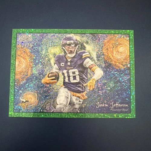 2025 Topps Cosmic Chrome Justin Jefferson Base (RAW)