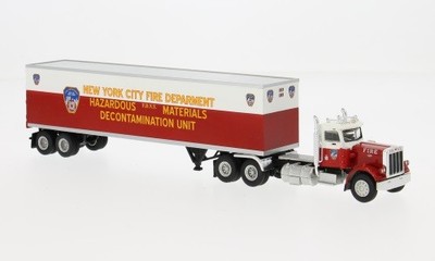 Brekina 85721 - 1/87 Peterbilt 359 Ko-SZ, 1973, Fire Department - Neu