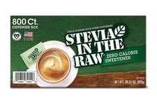 Stevia in the Raw Plant-Based Zero Calorie Sweetener Packets 800 Ct