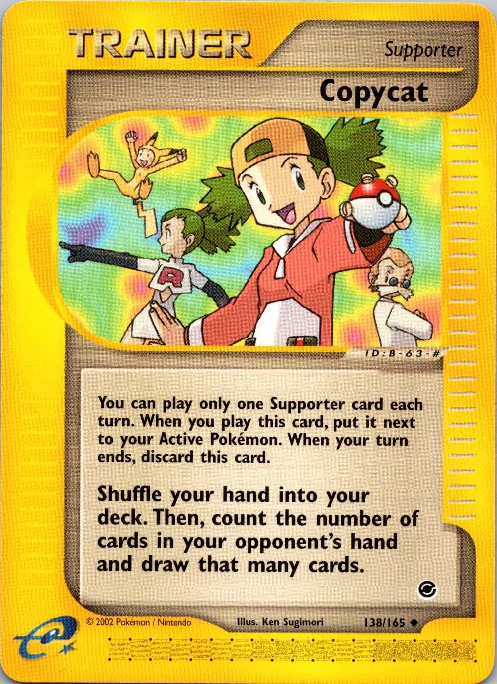 Copycat 138/165 Uncommon Expedition Base Set Pokemon Lightly Played