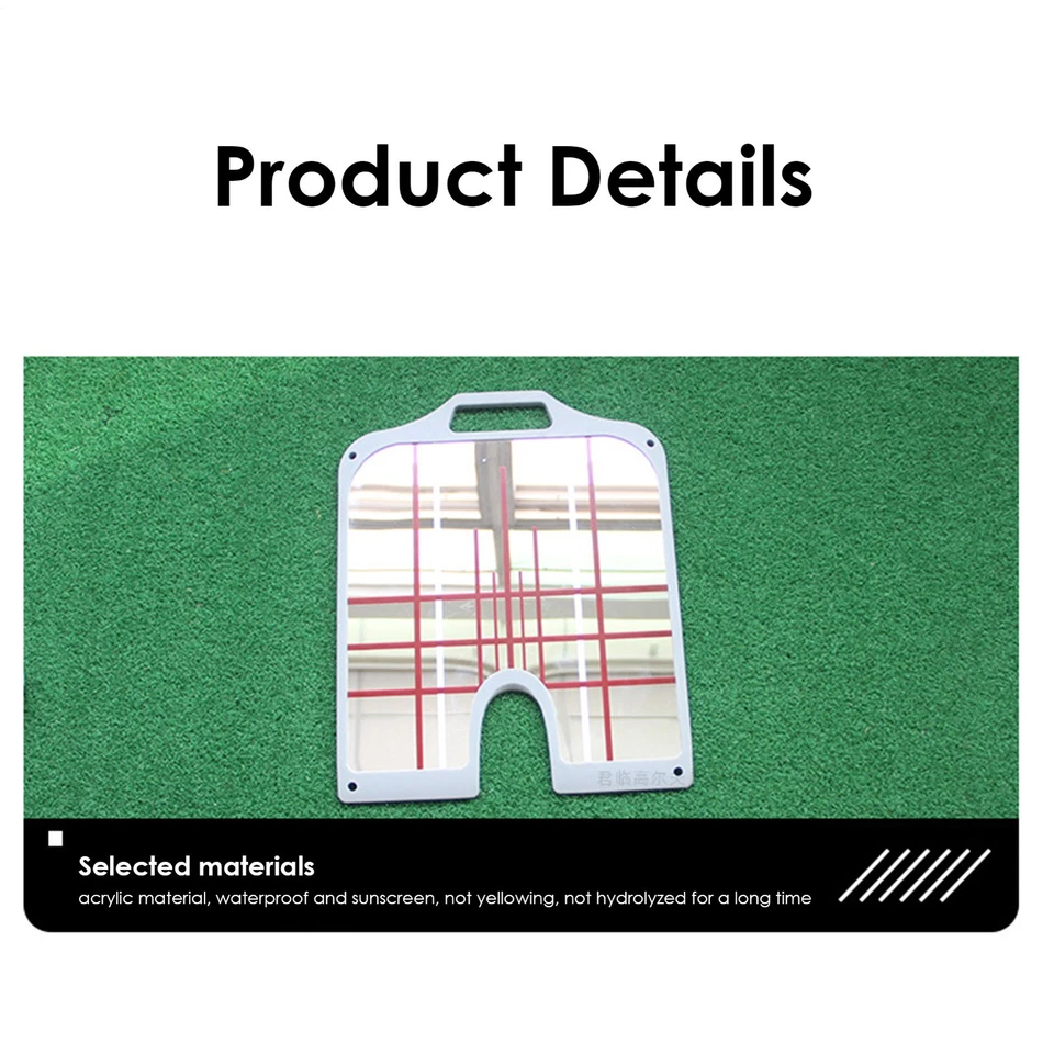 Putting Mirror Golf Putting Training Aid Putting Mirror Professional  - Image 4 of 4