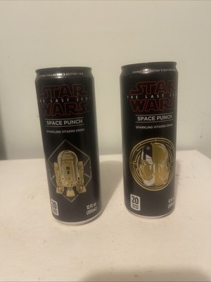 Star Wars Space Punch Lot Of 2 The Last Jedi  New Sparkling Vitamin Drink