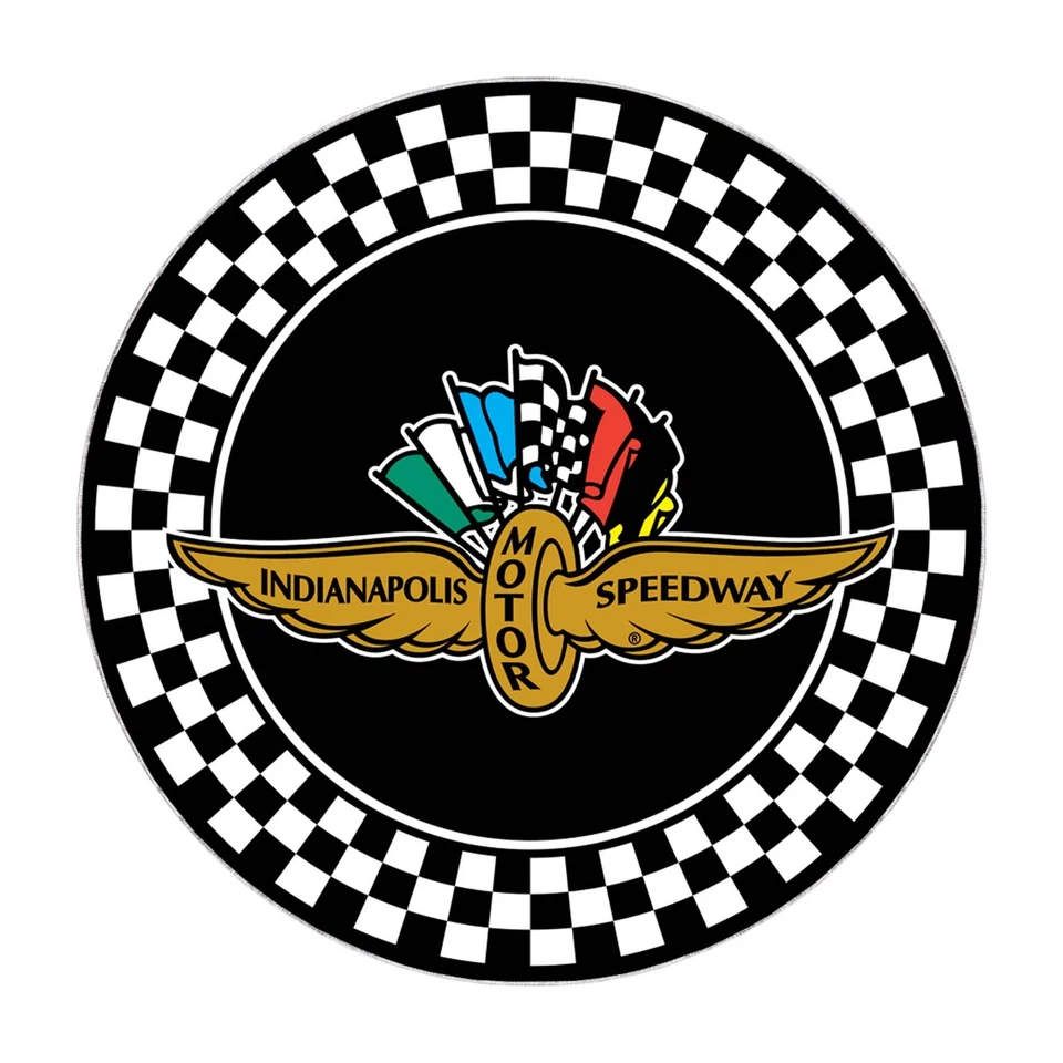 Indianapolis Speedway Decor, Indy 500 Mat, Motorsport Checkered Rug, Car Fan - Image 4 of 4