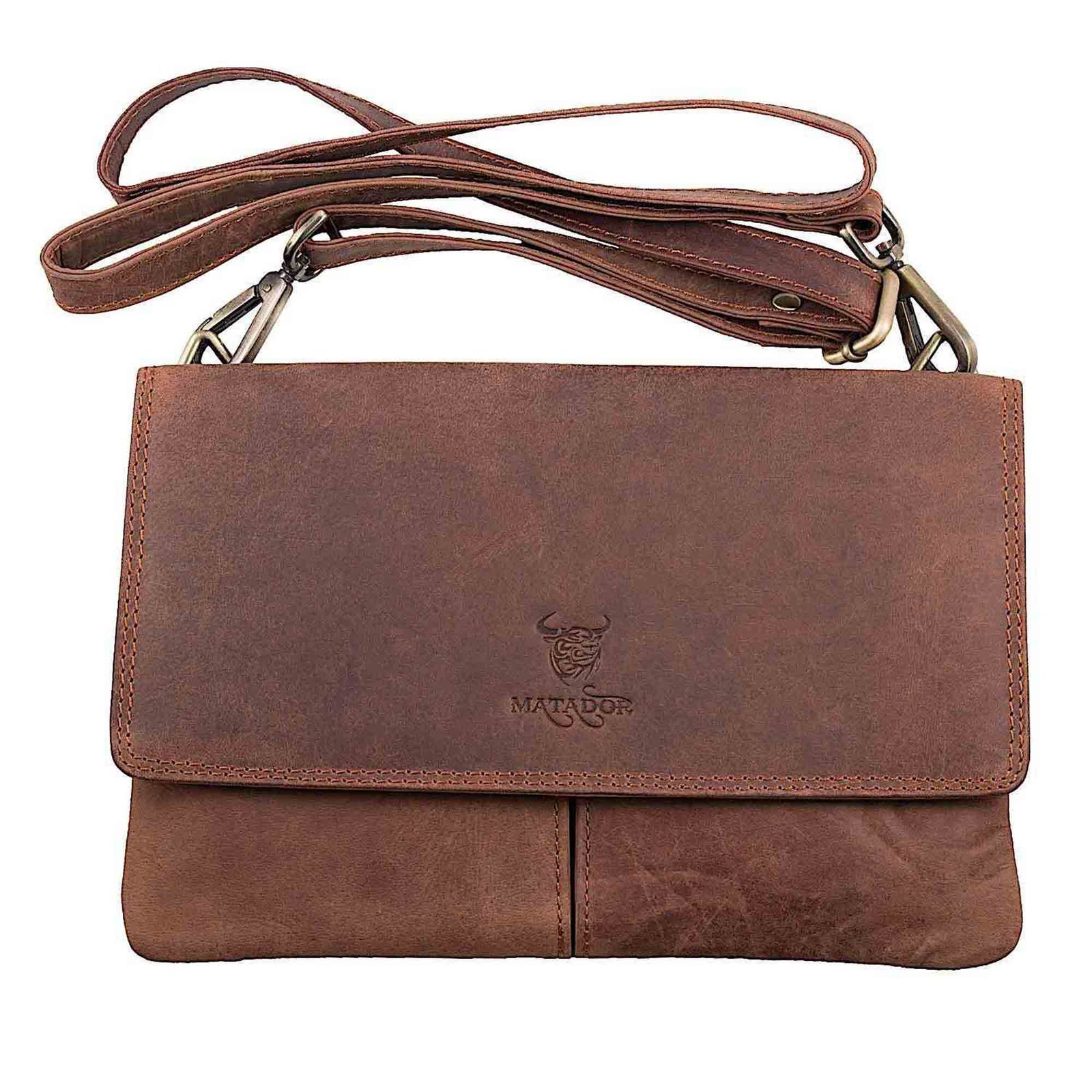 Borsa a tracolla in pelle MATADOR per tablet e laptop