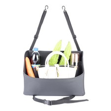 Car Handbag Purse Holder Between Seats Leather Car Front Seat Storage Bag Lar...