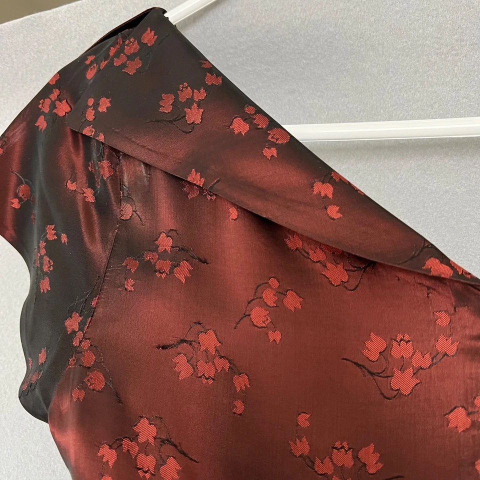 Vintage 50s Erlebacher Brocade Silk cocktail dress XS (0-2), Excellent condition - Image 3 of 4