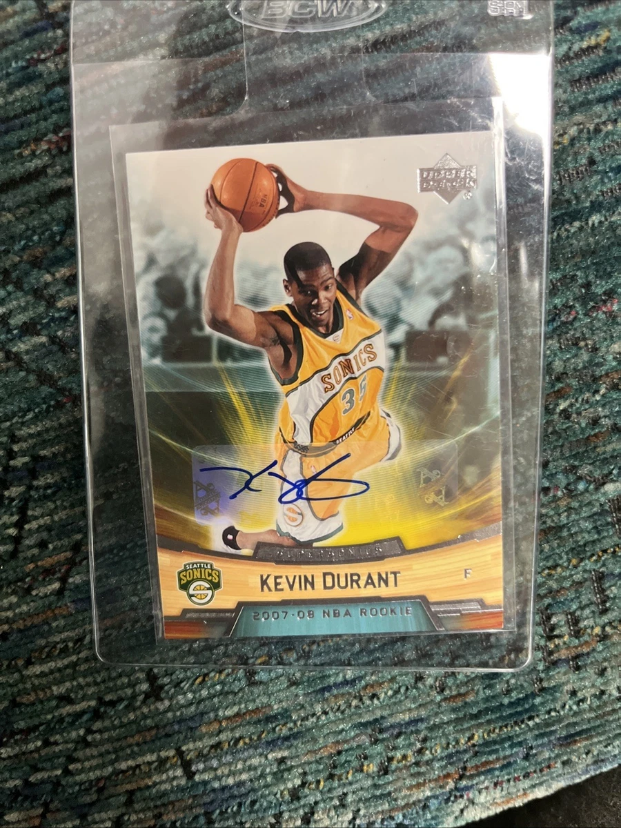 Kevin Durant Basketball Original Autographed Sports Trading Cards