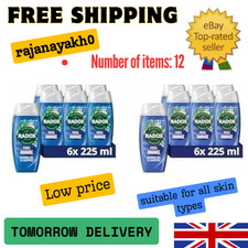 Radox Mineral Therapy Feel Awake 2-in-1 body wash & shampoo shower gel 12x225 ml 6.29 per litre