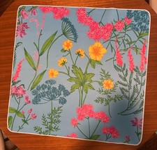 Mahjong Mat - Green Garden Flowers