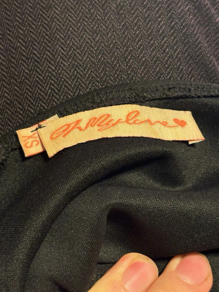 Vestido negro Oh My Love con lunares negros talla XS estilo vintage Foto 3 de 3