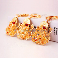 Spittor Crystal Rhinestone Keyring Keychain Pendant Bag Purse Car Key Chain Ring