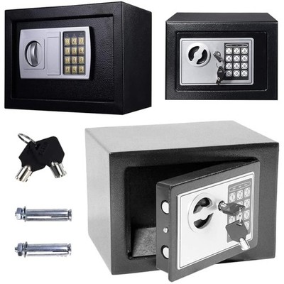 Tresor, Elektronischer Safe, Mini Tresor, Digital Safe, Wandmontage, Schlüsse...