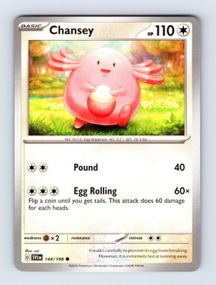 Chansey - Scarlet & Violet Base Set 144/198 - Common - NM - Pokémon
