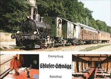 Lokomotive Dampfzug Chluser-Schnaegg Speisewagen Simplon-Orient-Express 