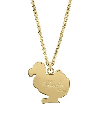 Dodo Glam Stahl Anhänger Yellow Gold by Glam Rock