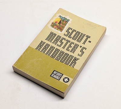BSA Scoutmaster's Handbook Vintage Book 1972 Boy Scout  Master