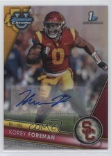 2023 Bowman U Chrome Prospect Refractor 382/499 Korey Foreman #190 Auto pe8
