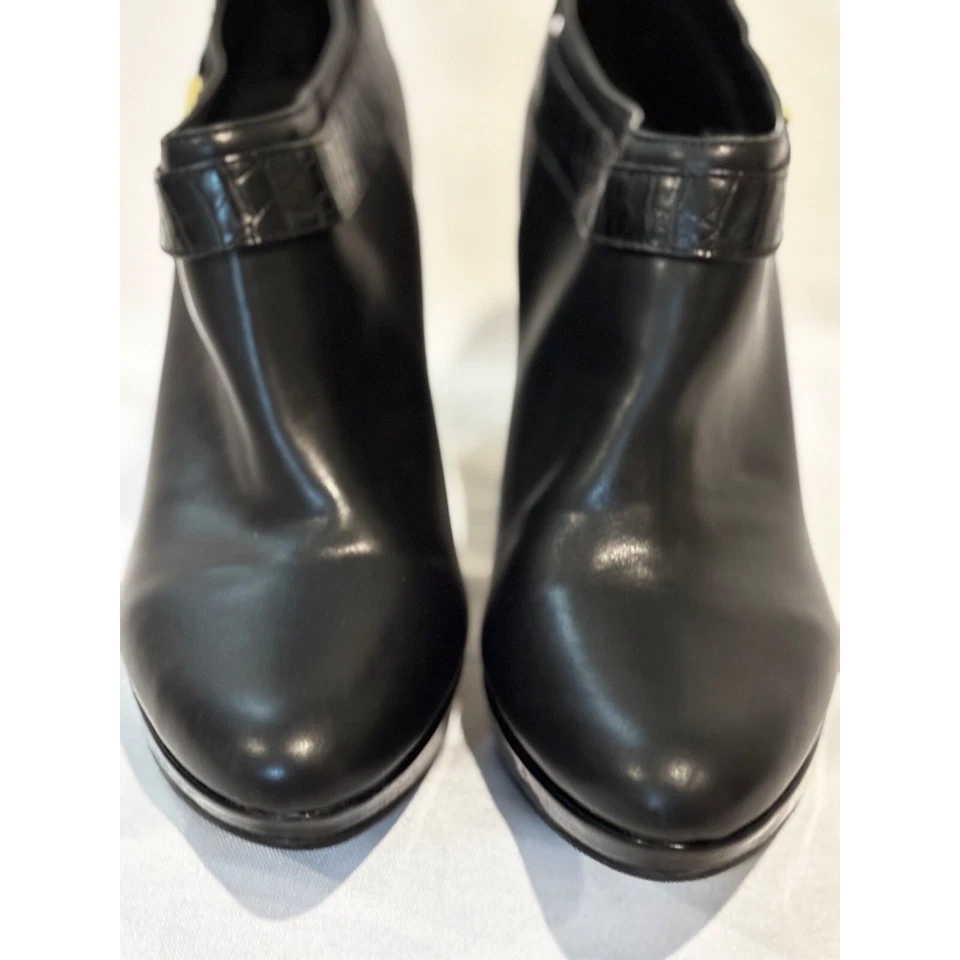 East 5th Mujer Botines Botas Talla 11 M Negro Nuevo Cápsula Minimalista 2 Tonos Chic Foto 2 de 4
