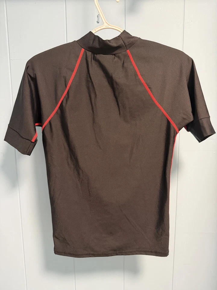 RIP CURL WET SUIT Rash Guard Surf Camiseta Negra Juvenil Vintage Etiqueta Talla Desconocida Foto 2 de 4