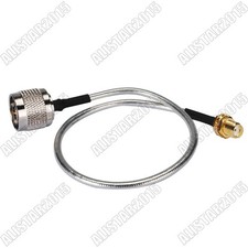 N Male to SMA Female Connector Semi-Flexible-.141" Pigtail Coaxial Cable RG402