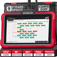 Kingbolen K10 Elite Obd2 Car Diagnostic Tool Bidirectional Scanner Key Coding