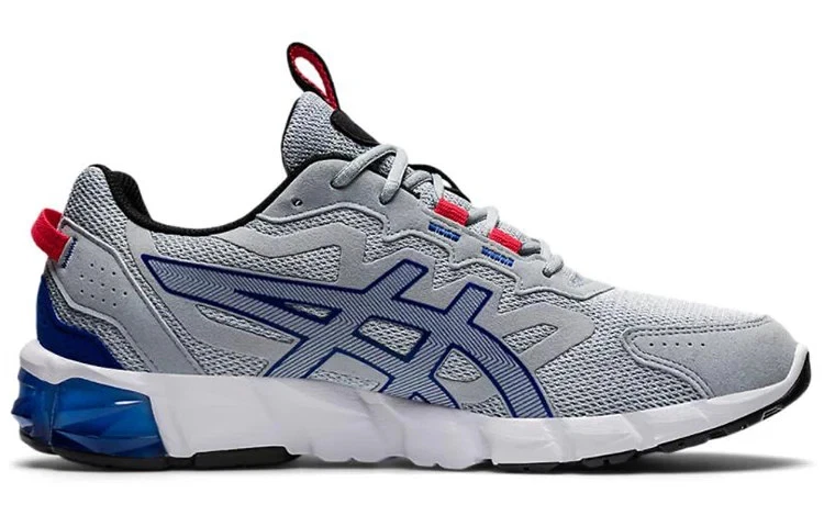 Zapatos para correr ASICS® 8 M GEL-QUANTUM 90™ para hombre en gris Piamonte/azul mónaco Foto 2 de 4