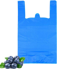 T Shirt Bags Plastic Grocery Bags with Handles in Bulk for Shopping and Restaura