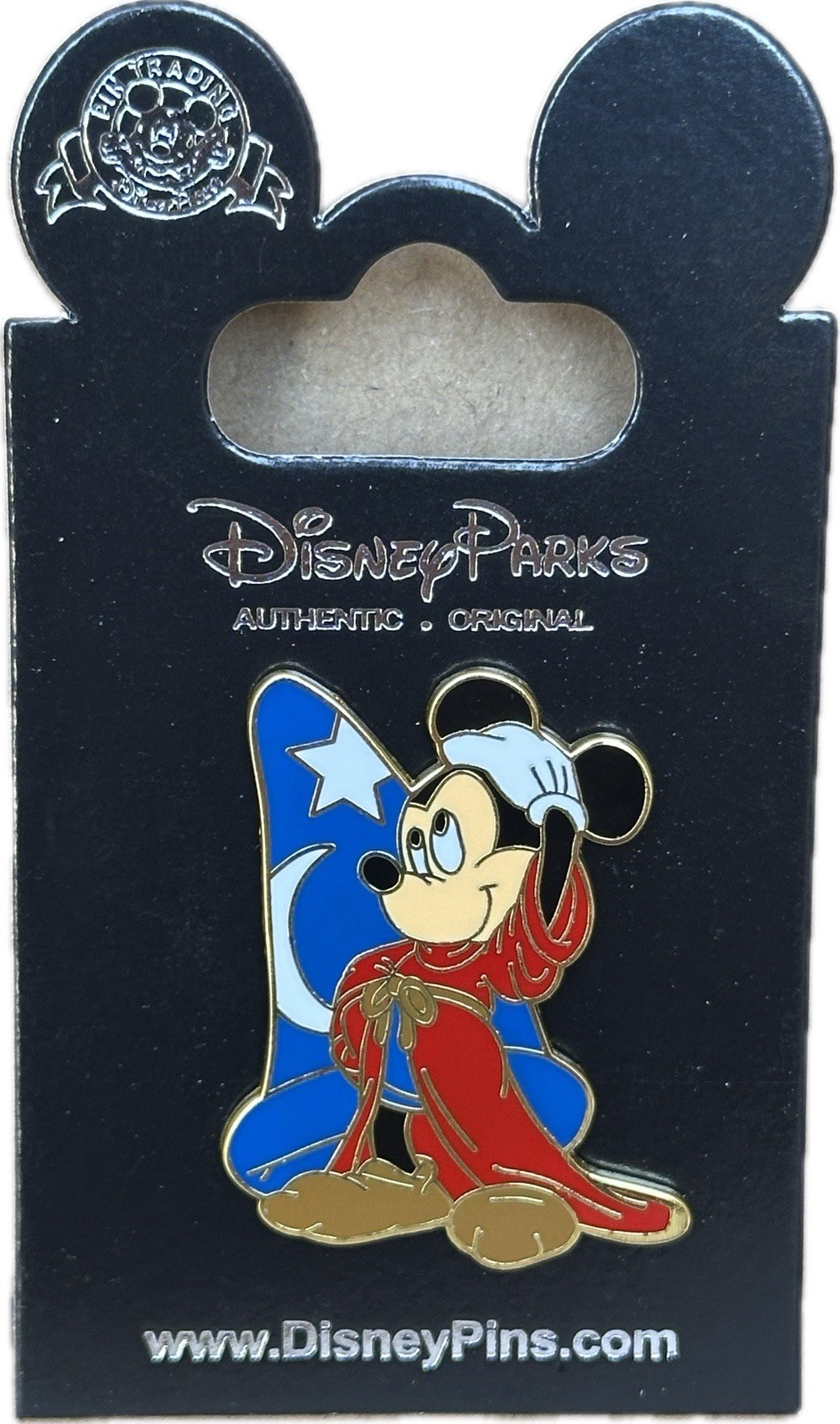 Trading Pin - Disney Disneyland Park - Mickey Mouse Wizard Magic Sorcerer NEW
