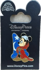 Trading Pin - Disney Disneyland Park - Mickey Mouse Wizard Magic Sorcerer NEW