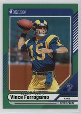 2024 Panini Donruss Green Press Proof Vince Ferragamo #17 1o8k