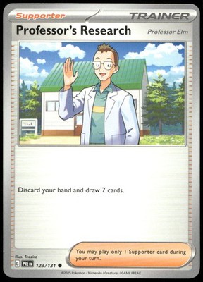 Professor's Research [Professor Elm] Common SV: Prismatic Evolutions 123/131 NM