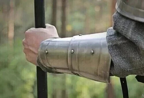 Fait à la Main Knight Protection Paire De Brassards Bras Armor Cadeau - Photo 4 sur 4