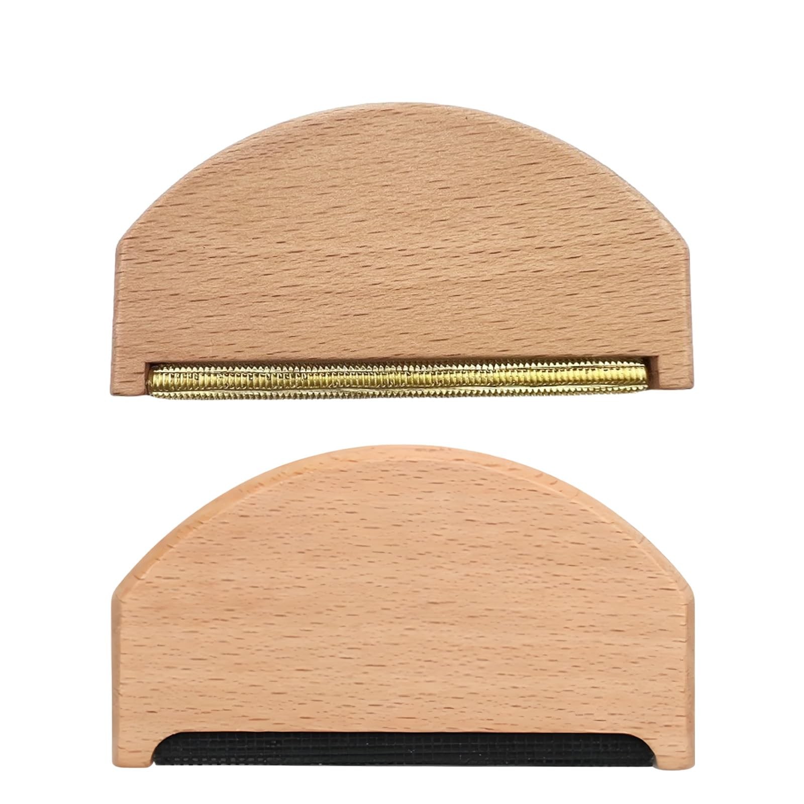 Cashmere Comb Set (2 Pcs) Edge Shaver & Clear-Coated Lint Remover