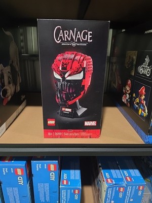 Lego Marvel Carnage Helmet 76199 BRAND NEW