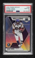 2020 Panini Mosaic Hall of Fame Silver Prizm Randy Moss PSA 10 GEM MT HOF 1lc0