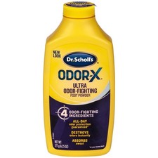 Dr Scholl's Odor-X Boot/Foot Powder 6.25 oz Pack of 3 