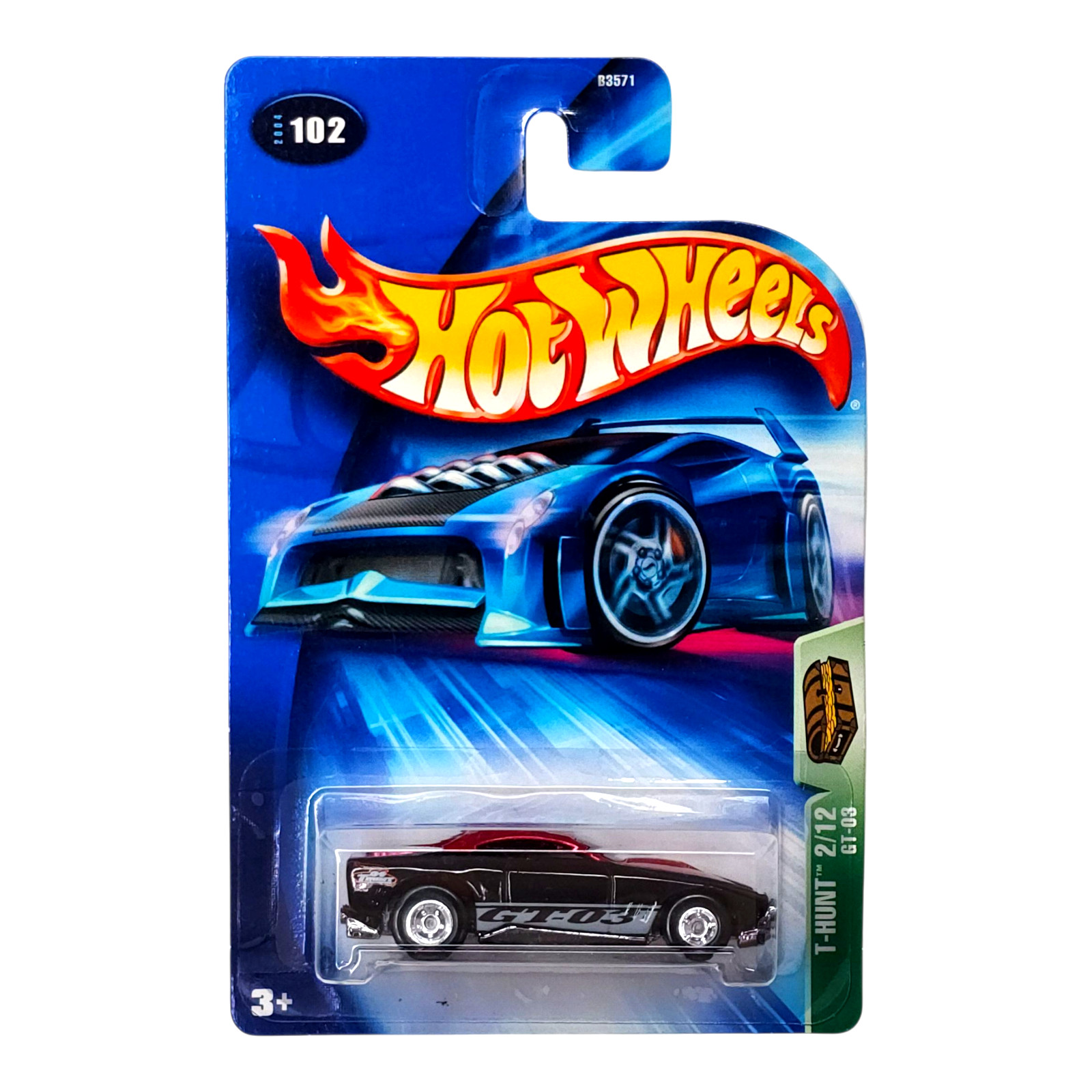 HOT WHEELS GT-03 Treasure Hunts T-Hunt TH Mainline Real Riders B3571 2004