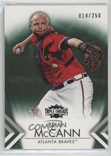 2012 Topps Triple Threads Emerald 14/250 Brian McCann #70 04eb