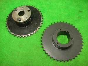 2 BROWNING SINGLE-STRAND BUSHED-BORE SPROCKET 40P40 40 TEETH SPLIT TAPER BUSHING