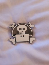 Super Mario Brothers Evil Toad Mushroom Belt Buckle Metal Vintage Rare Pre-owned