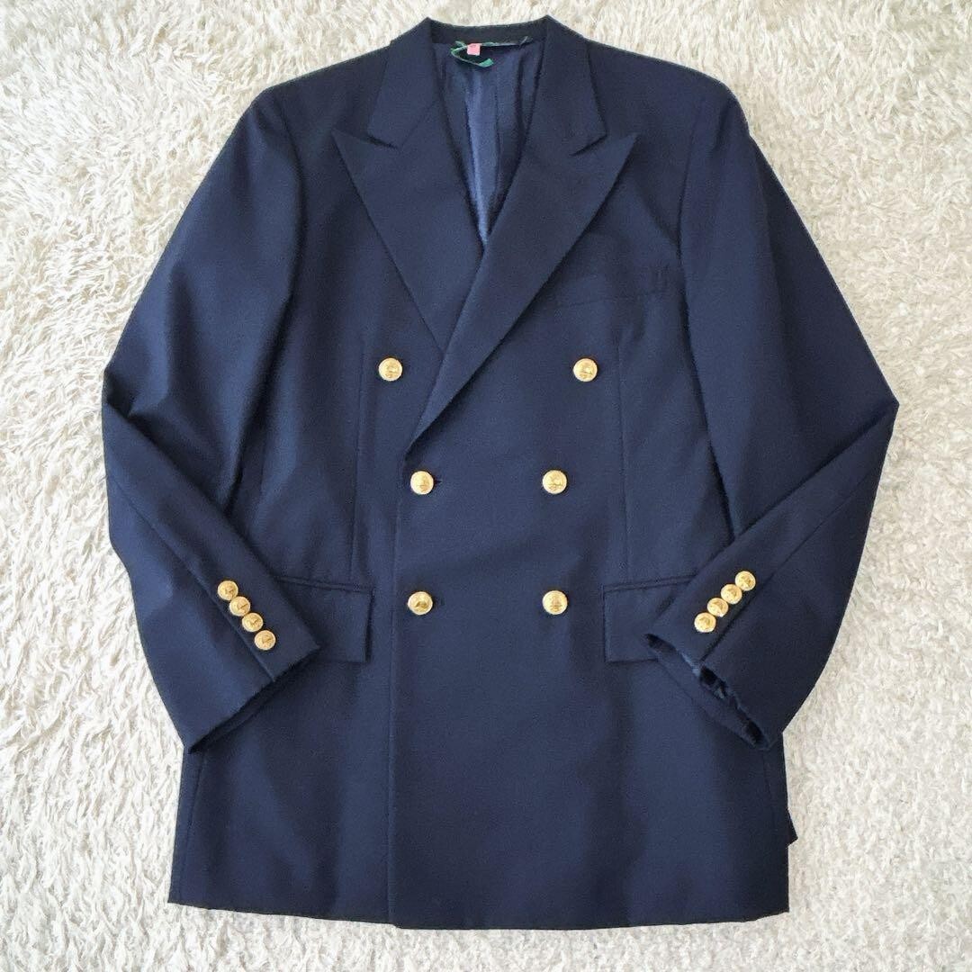 Polo Ralph Lauren Blazer Gold Button color Navy size-Free fashion