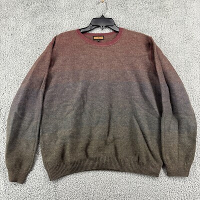 Lenor Romano Mens XL 60% Extra Fine Merino Wool Sweater