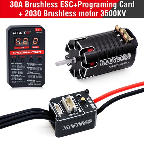 ROCKET-RC MINI 28 Pro 30A Bürstenloser ESC BEC 3A 6V/7,4V für 1/28 1/27 RC Auto - Bild 18 von 33