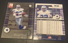 2001 Donruss Elite Football Vintage Card #23 Emmitt Smith HOF Dallas Cowboys