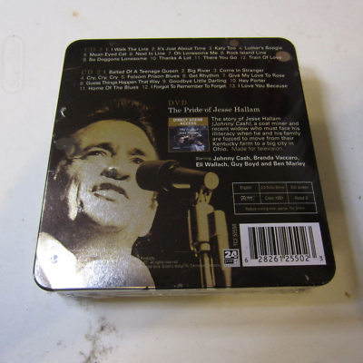 Johnny Cash-- 2 CD/ 1 DVD-Set The Pride of Jesse Hallam -Tin