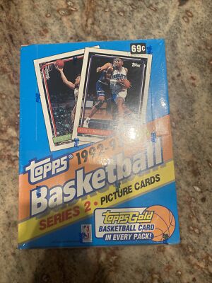 Topps 92-93 NBA Basketball Series 2 Factory Sealed Box Gold