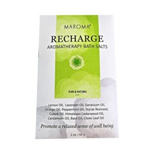 Maroma Recharge Aromatherapy Bath Salts 60g 2oz