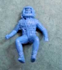 Vintage MPC blue Spaceman sitting plastic figure toy